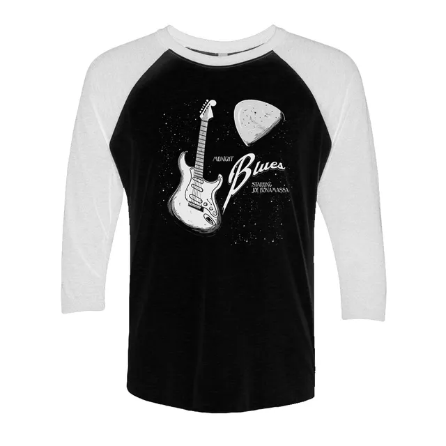 Joe Bonamassa Midnight Blues Starring JB t-skjorte hvit/svart triblend