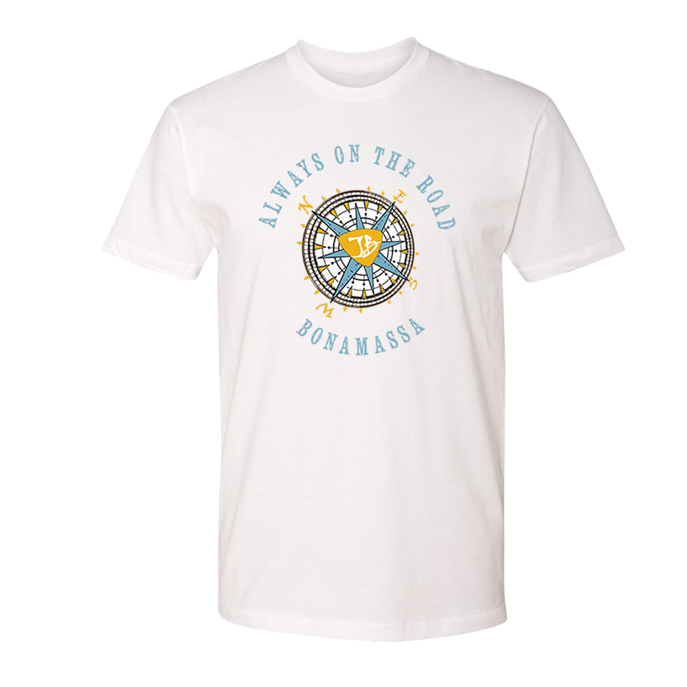 Joe Bonamassa Always on the Road Compass t-skjorte svart