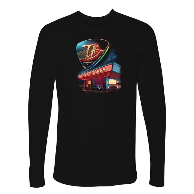 Joe Bonamassa Joe's Guitars Neon Diner langermet svart