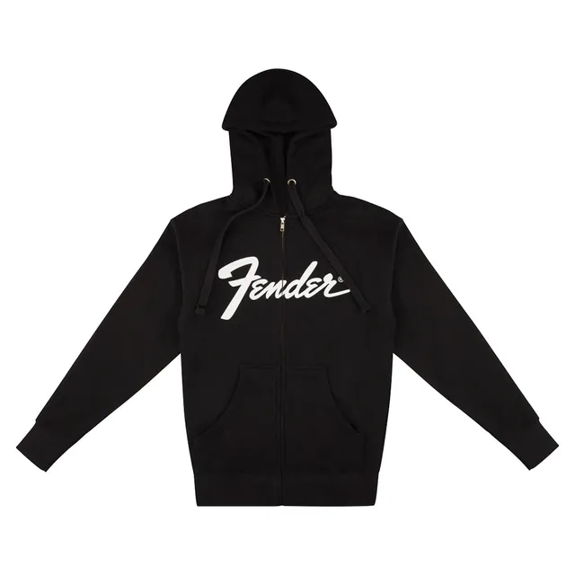 Joe Bonamassa Fender Transition Logo Zip hettegenser unisex svart