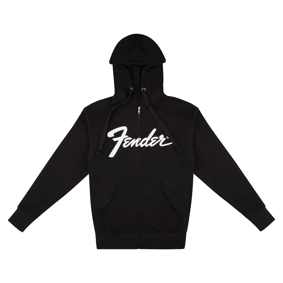 Joe Bonamassa Fender Transition Logo Zip hettegenser unisex svart