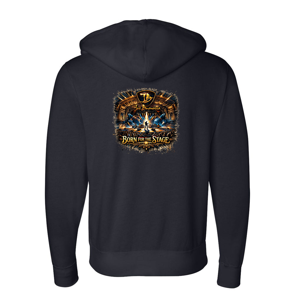 Joe Bonamassa Born For The Stage zip-hoodie svart bomull