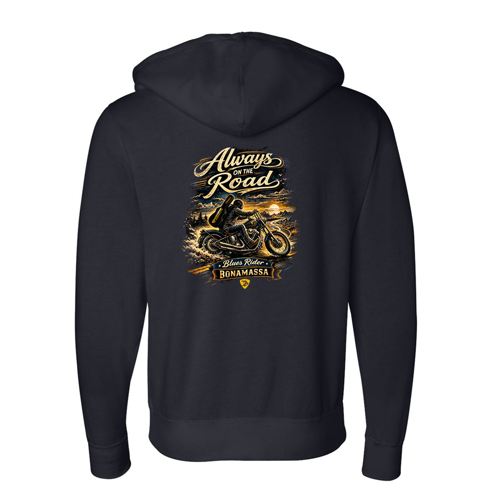 Joe Bonamassa Blues Rider Hettejakke glidelås unisex svart