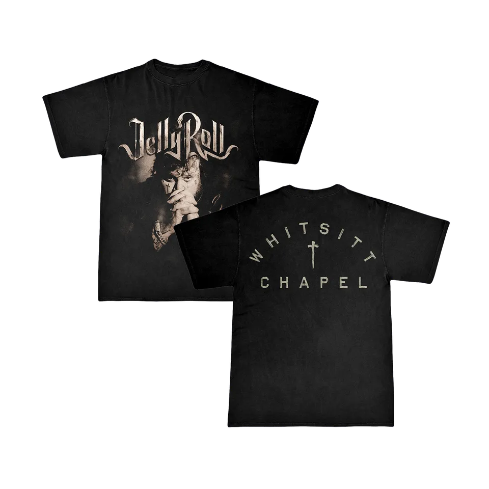 Jelly Roll Whitsitt Chapel t-skjorte svart trykk
