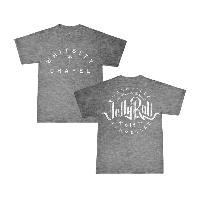 Jelly Roll Whitsitt Chapel T-skjorte gråmelert