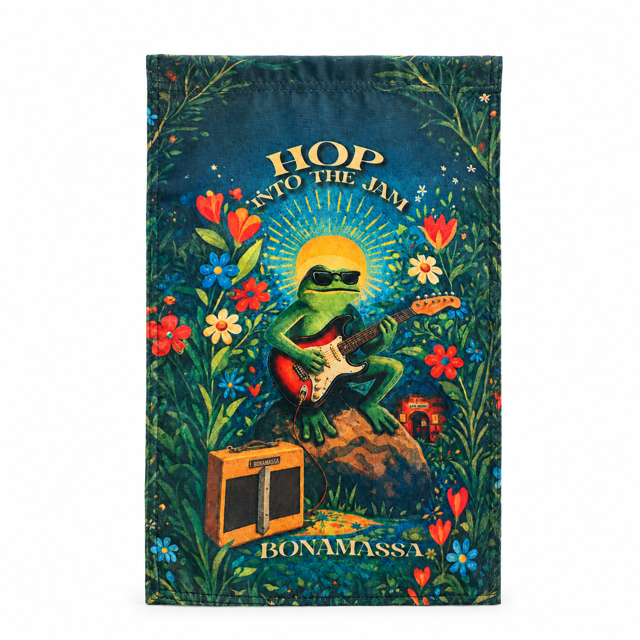 Joe Bonamassa Hop Into The Jam hageflagg dobbeltsidig