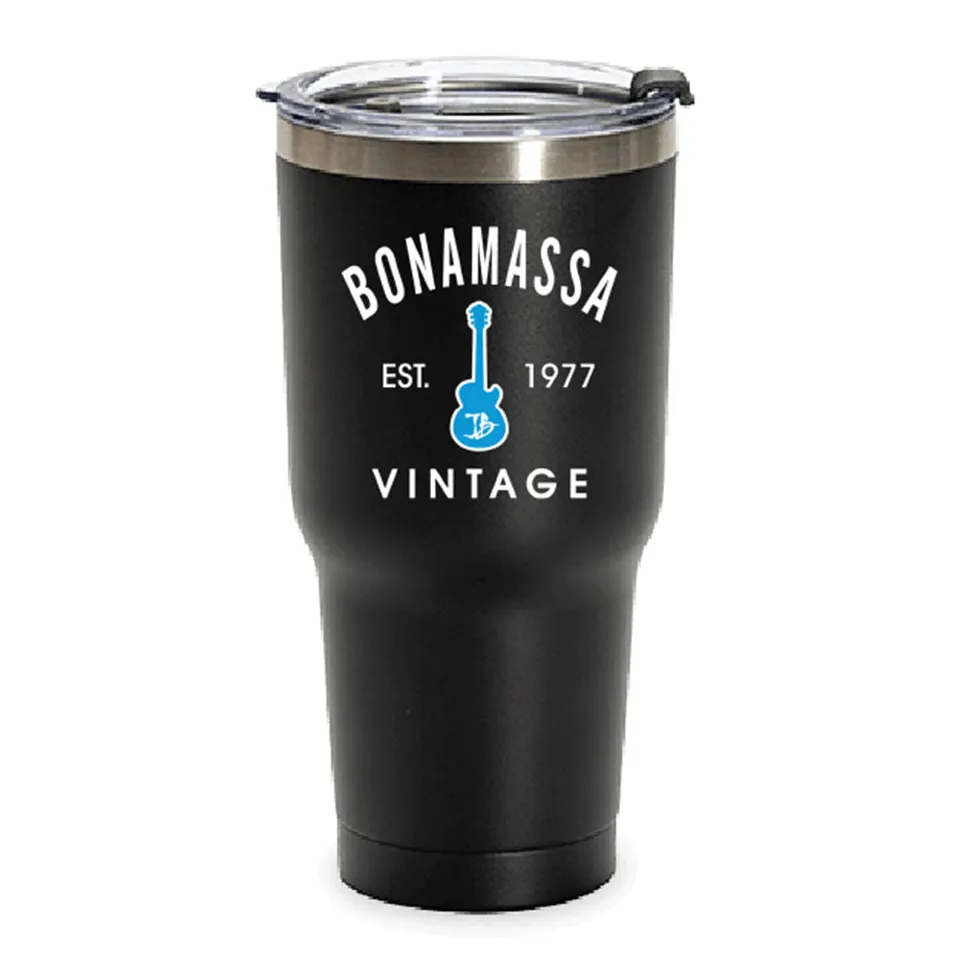 Joe Bonamassa Vintage Guitar tumbler 30oz svart stål