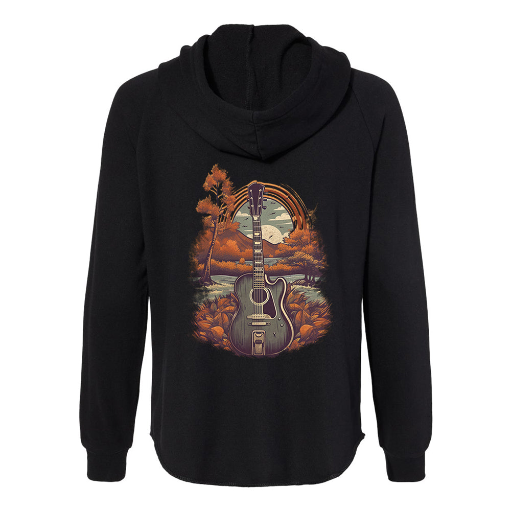 Joe Bonamassa Acoustic Autumn wave wash zip-hoodie dame