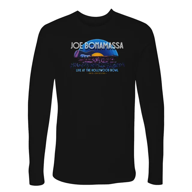 Joe Bonamassa Hollywood Bowl langermet t-skjorte svart gitar