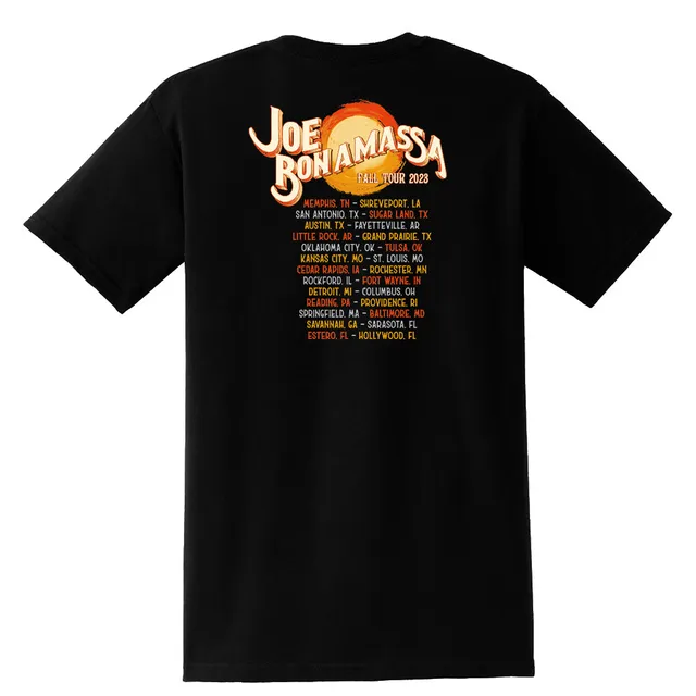 Joe Bonamassa U.S. Fall Tour 2023 Serenade pocket t-skjorte