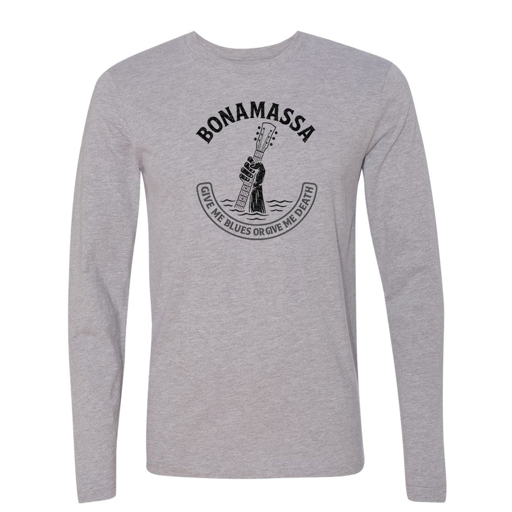 Joe Bonamassa Give Me Blues Or Give Me Death langermet t-skjorte svart