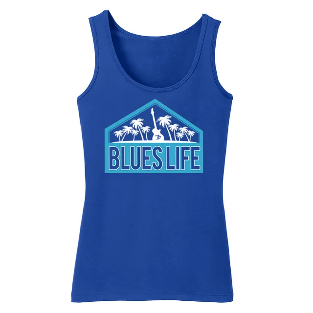 Joe Bonamassa Blues Life Shield singlet dame blå