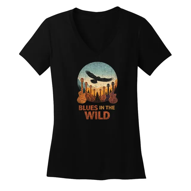 Joe Bonamassa Blues In The Wild V-neck t-skjorte dame bomull