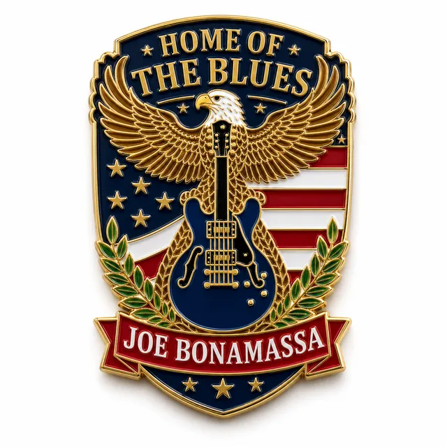 Joe Bonamassa Home of the Blues pin Limited Edition 100 stk