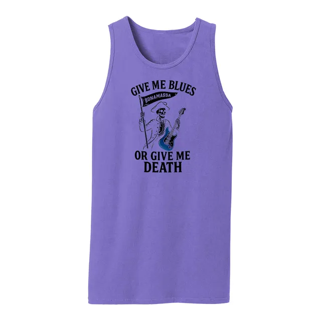 Joe Bonamassa Give Me Blues Or Give Me Death Beach Wash Tank singlet