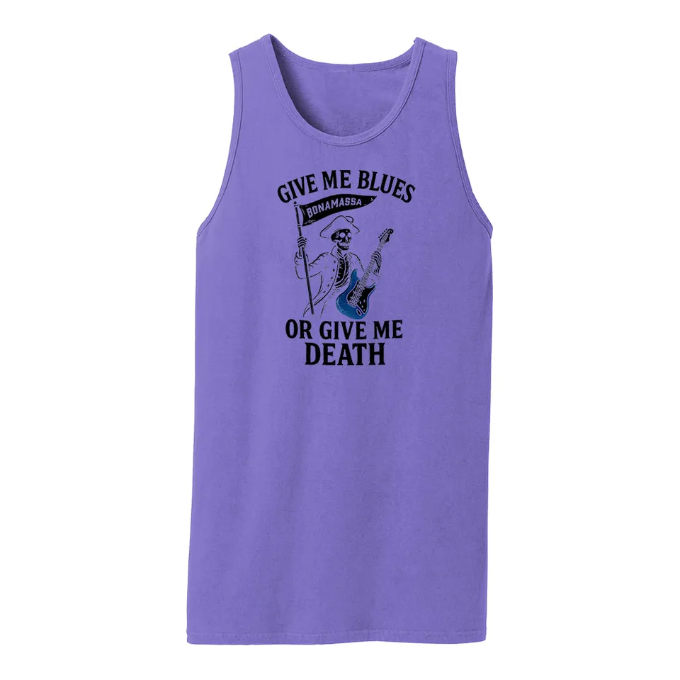 Joe Bonamassa Give Me Blues Or Give Me Death Beach Wash Tank singlet