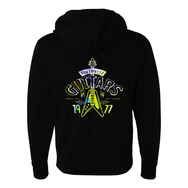 Joe Bonamassa Guitar Shockz hettejakke med glidelas fleece