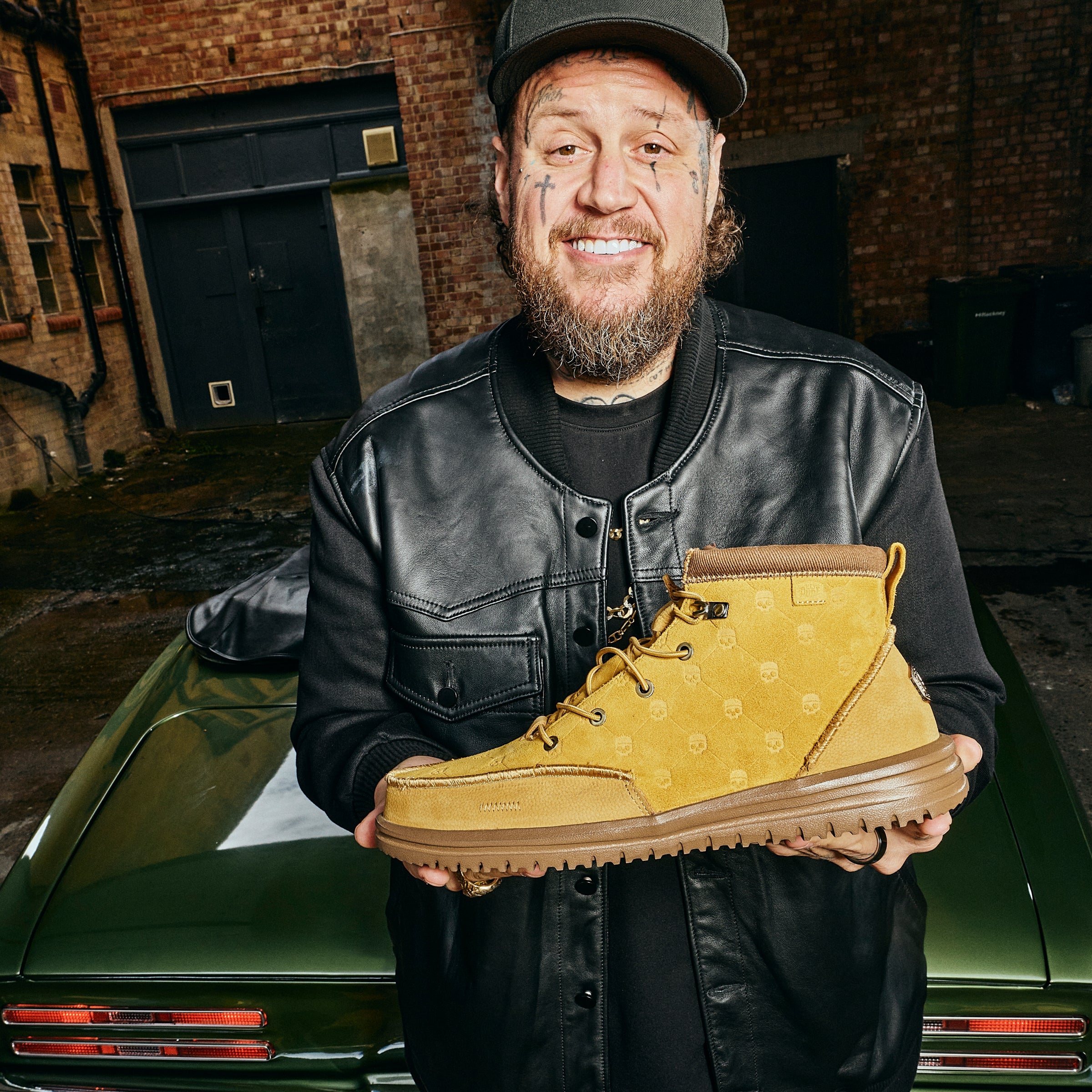 Jelly Roll Bradley Leather Tan Brown boots skinn