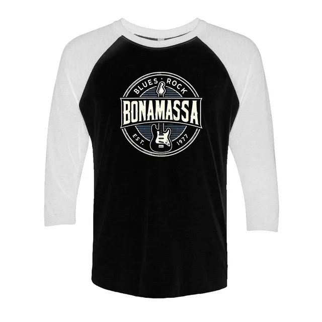 Joe Bonamassa StratoBlues t-skjorte 3/4 ermer tri-blend