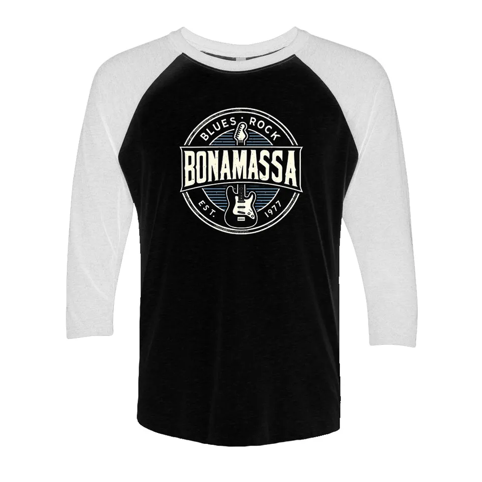 Joe Bonamassa StratoBlues t-skjorte 3/4 ermer tri-blend