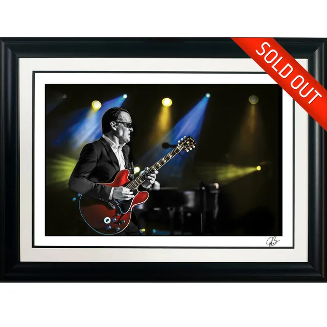Joe Bonamassa #28 Dial It Up litografi innrammet signert