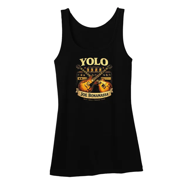 Joe Bonamassa Yolo Blues singlet svart dame bomull