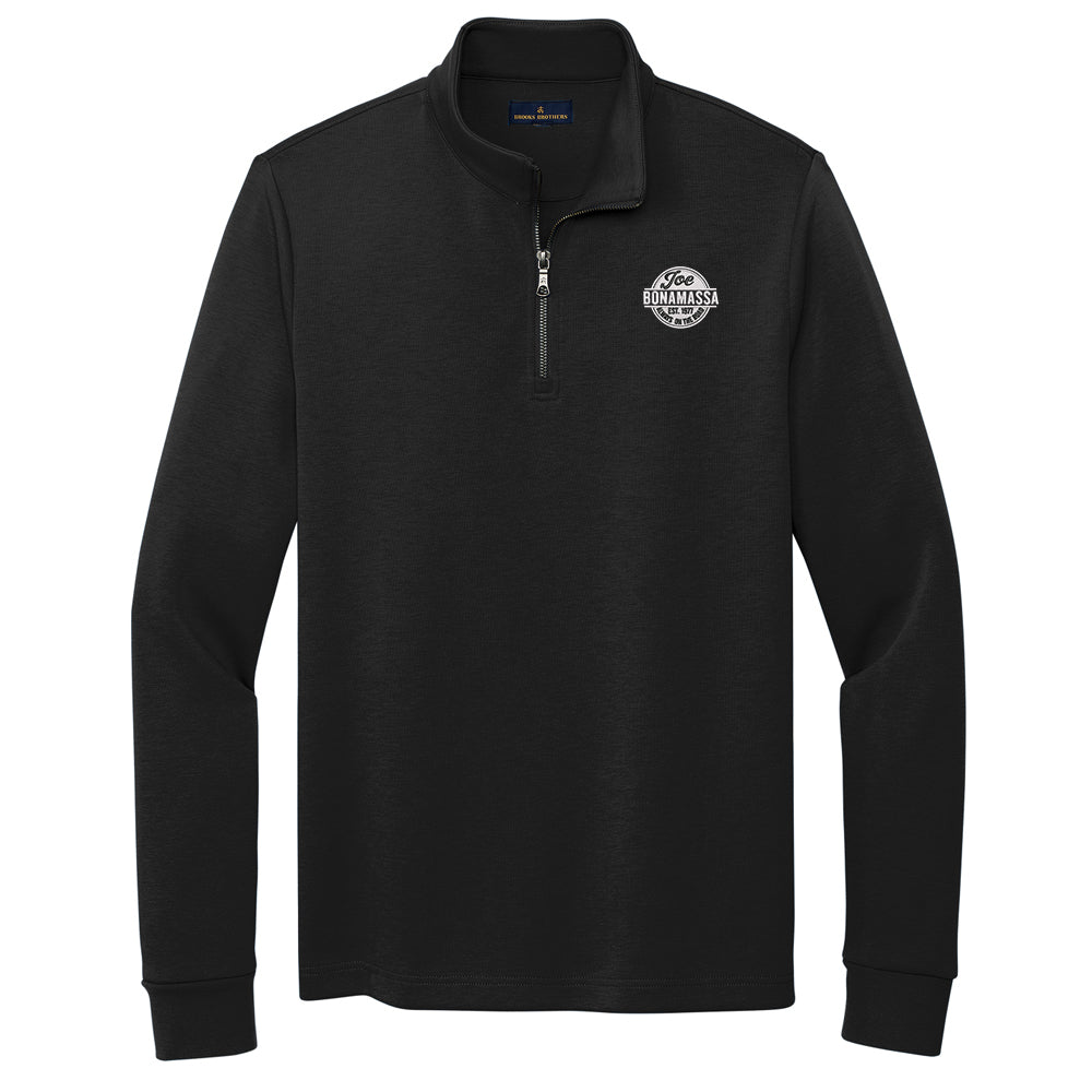 Brooks Brothers Always On The Road quarter-zip svart herre