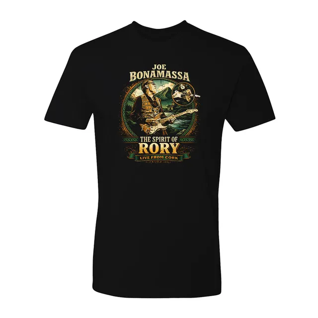 Joe Bonamassa Spirit Of Rory Live From Cork t-skjorte svart