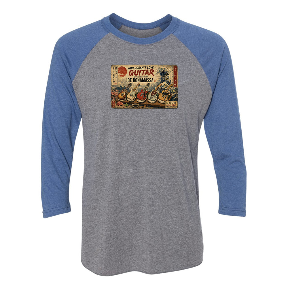 Joe Bonamassa Sushi Wave Of Blues raglan hvit/svart