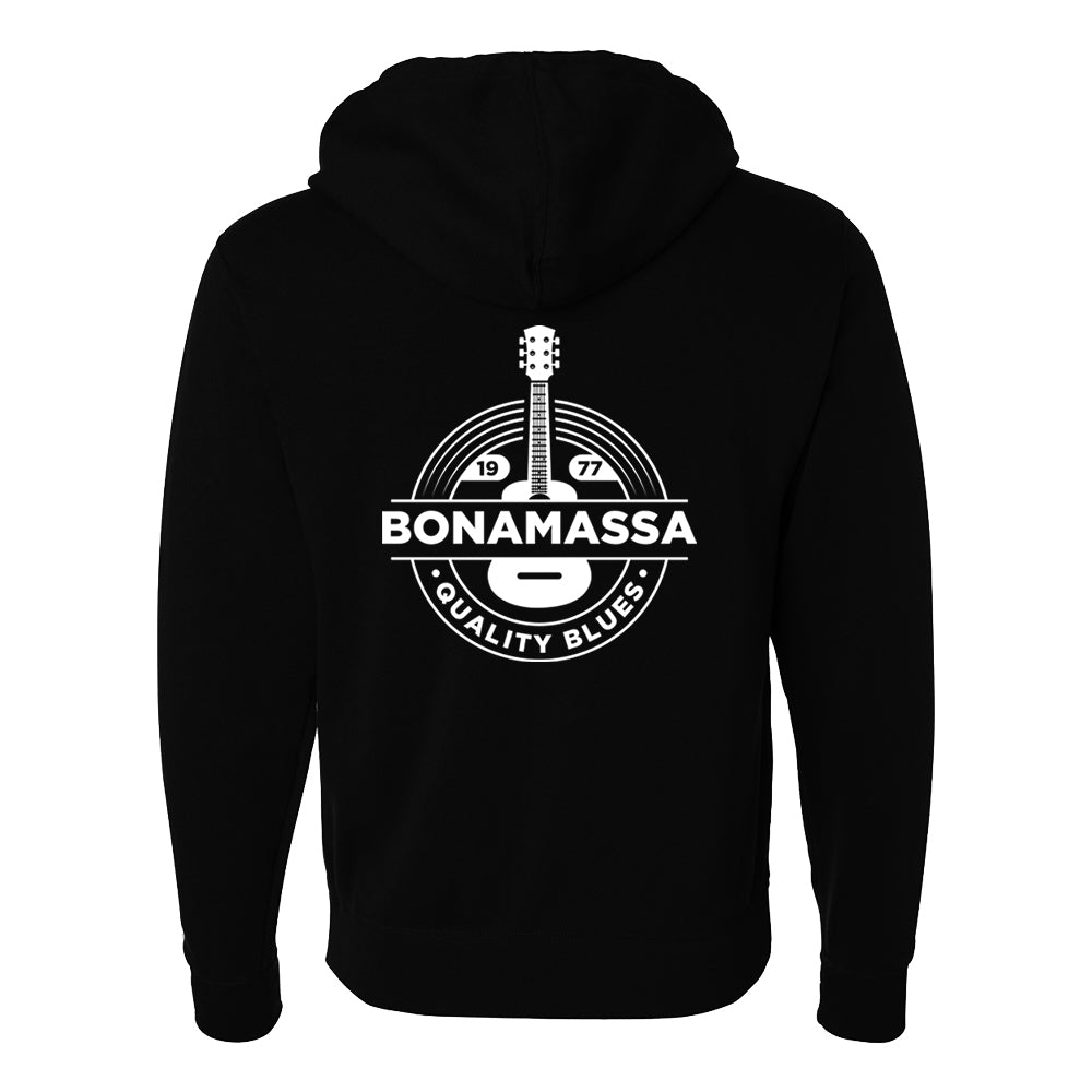 Joe Bonamassa Acoustic Quality Blues hettejakke svart glidelås