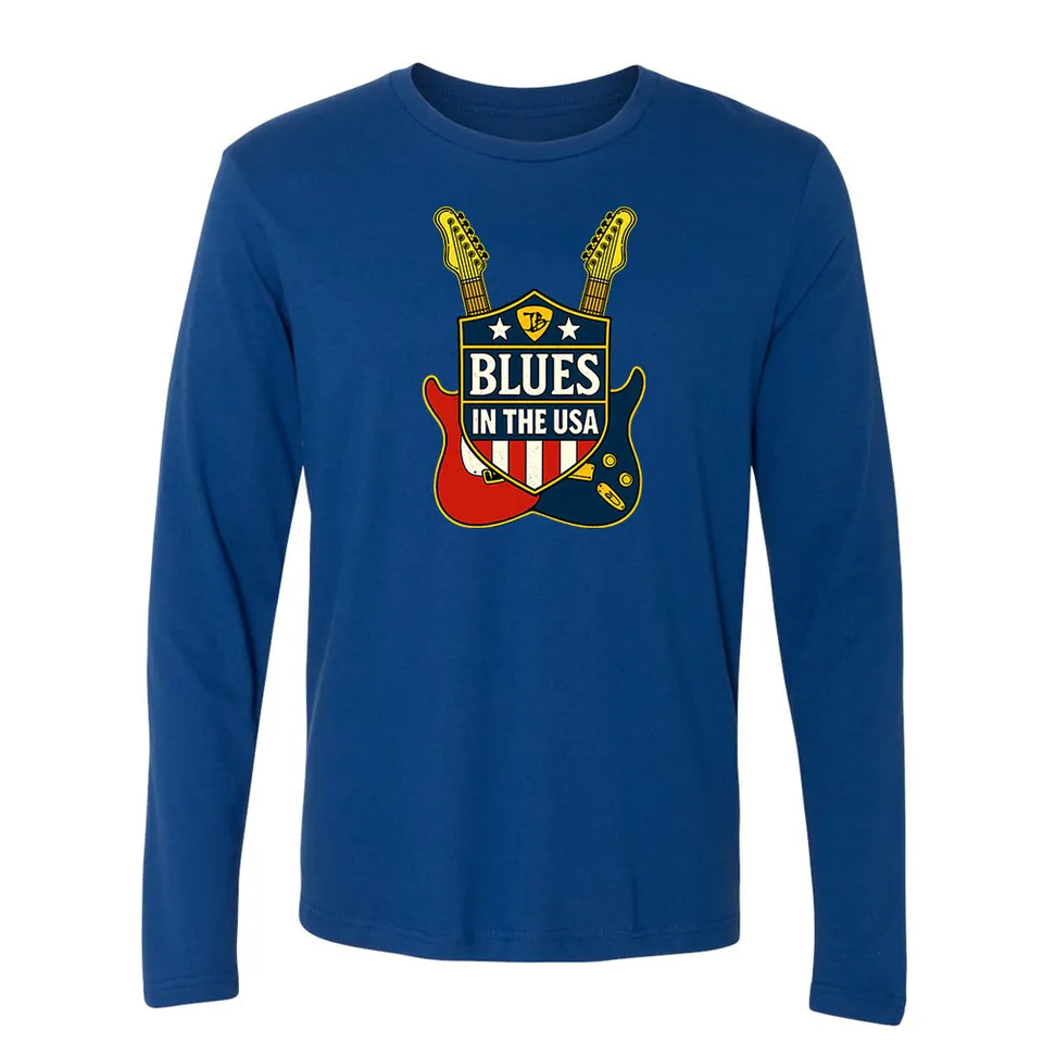 Joe Bonamassa Blues In The USA langermet t-skjorte svart