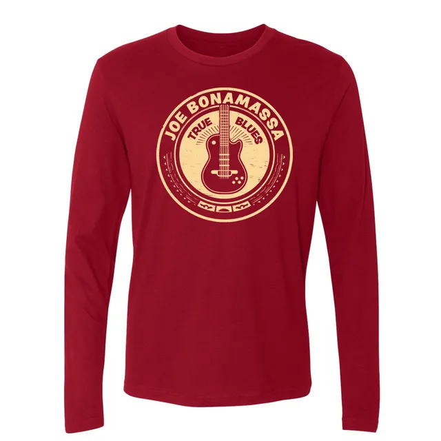 Joe Bonamassa True Blues langermet trøye svart fitted