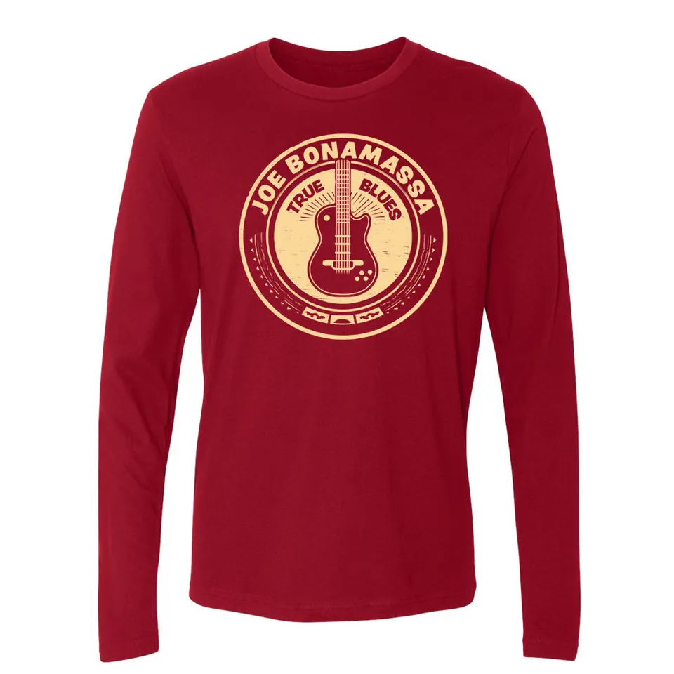 Joe Bonamassa True Blues langermet trøye svart fitted