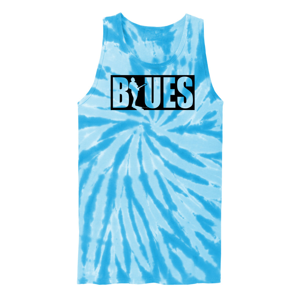 Joe Bonamassa Blues Block tie-dye singlet turkis unisex