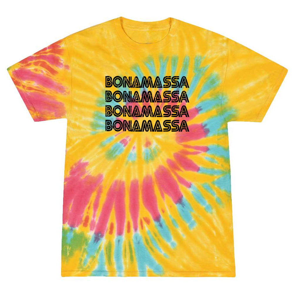 Joe Bonamassa Quadamassa tie-dye t-skjorte unisex