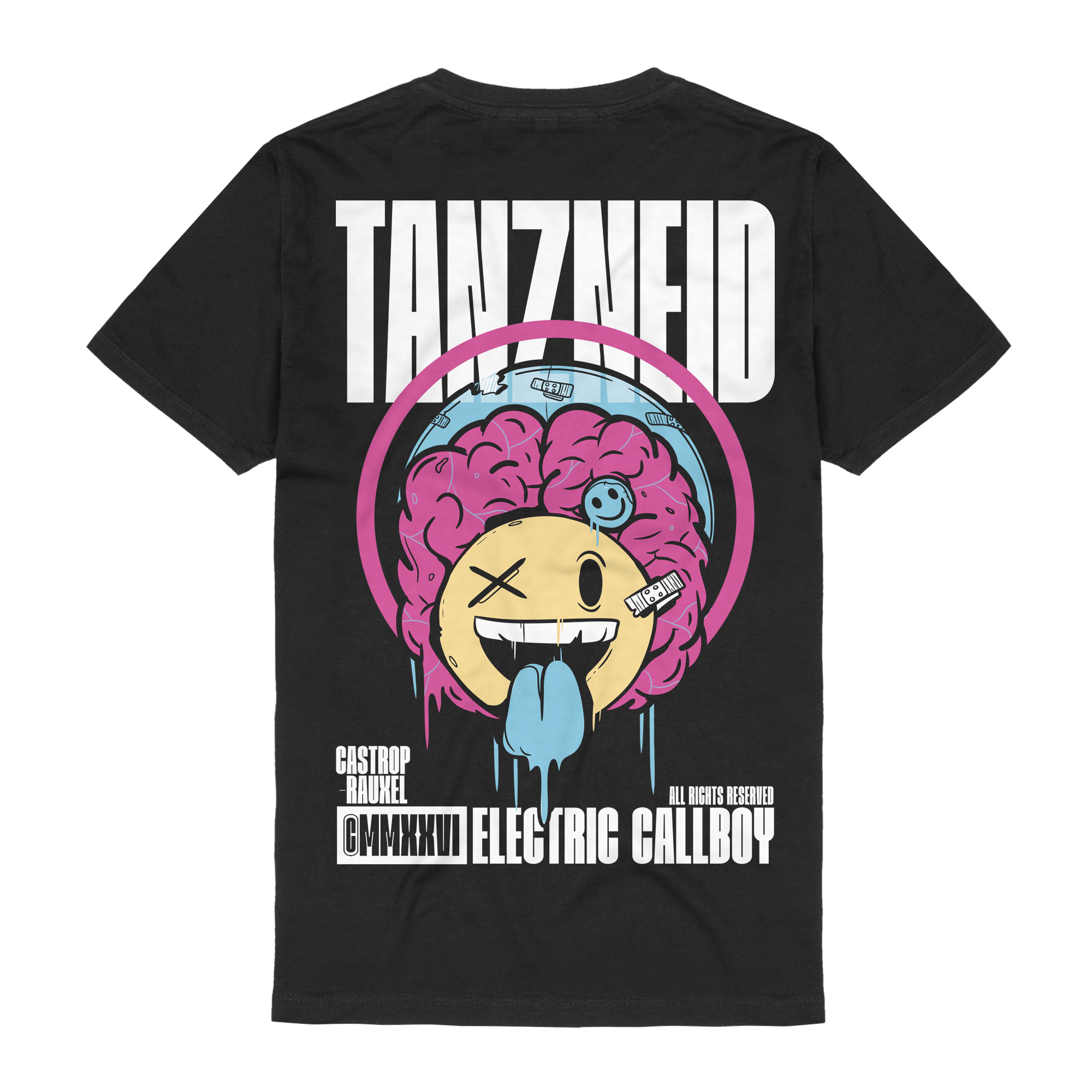 Electric Callboy TANZNEID Smile Brain T-skjorte relaxed
