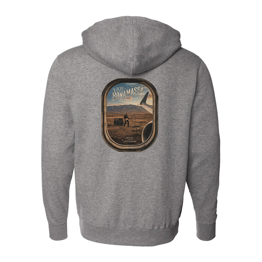 Joe Bonamassa Blues From Anywhere zip-hoodie unisex svart bomull