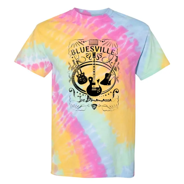 Joe Bonamassa Bluesville Tilt tie-dye t-skjorte aerial bomull