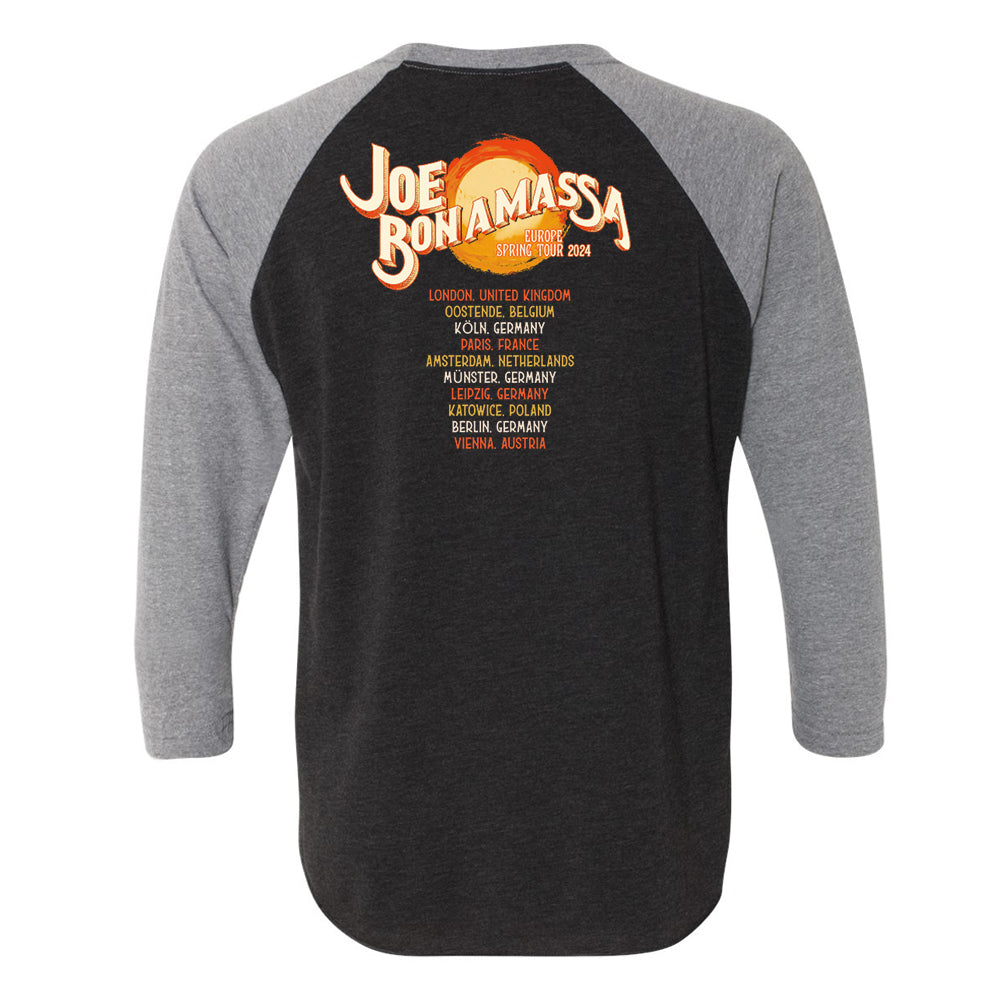 Joe Bonamassa 2024 Serenade Tour t-skjorte hvit/svart