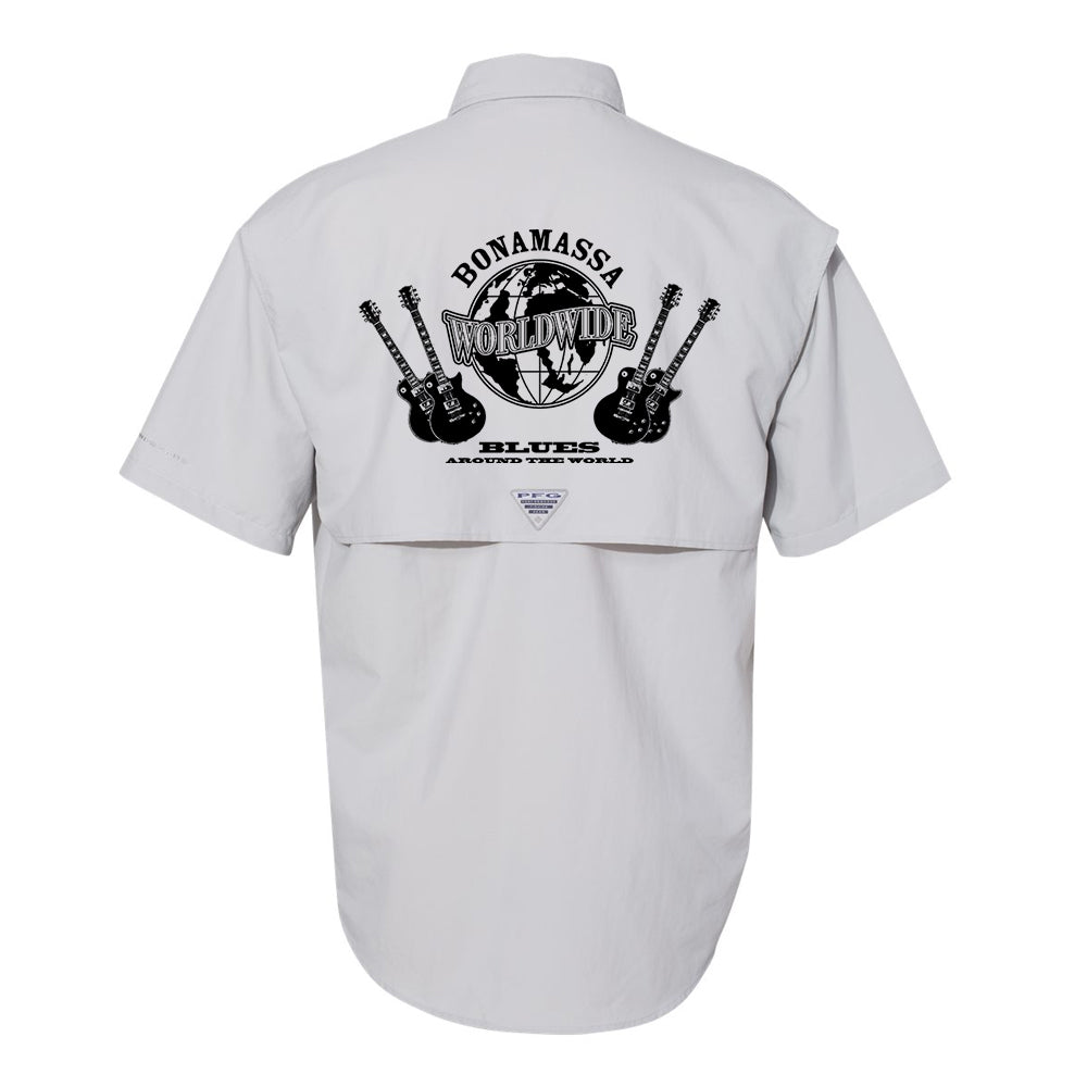 Joe Bonamassa Worldwide Blues Columbia PFG Bahama II skjorte svart
