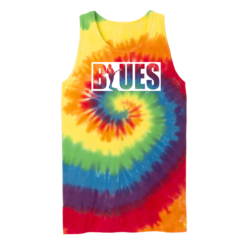 Joe Bonamassa Blues Block singlet unisex tie dye bomull
