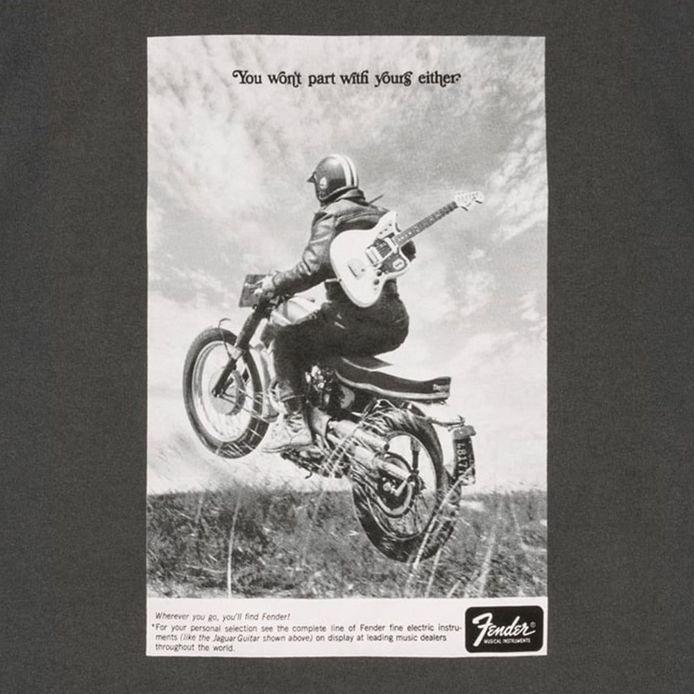 Joe Bonamassa Vintage Ad Biker t-skjorte unisex grafitt