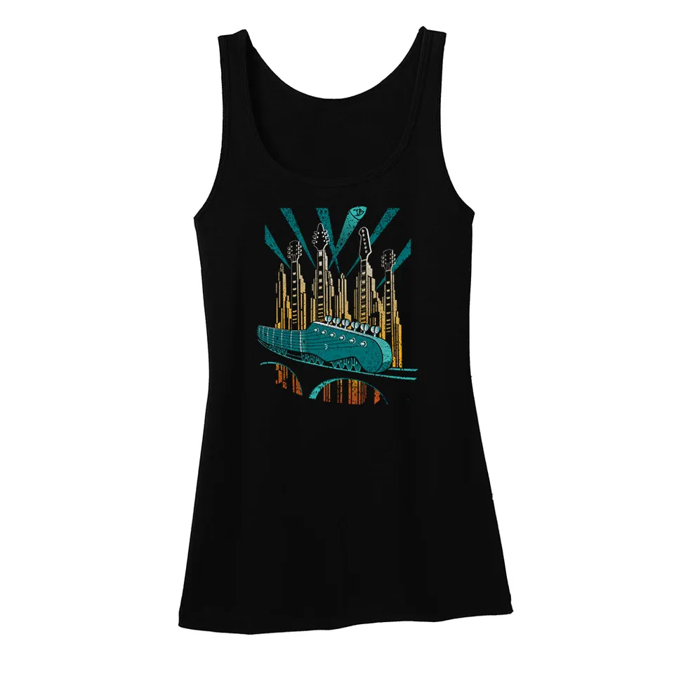 Joe Bonamassa Blues Deco Train singlet dame svart bomull
