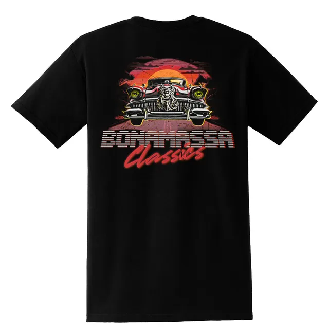 Joe Bonamassa Blues Muscle t-skjorte lomme bomull