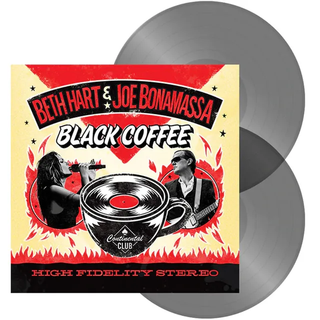 Beth Hart Joe Bonamassa Black Coffee dobbel vinyl transparent