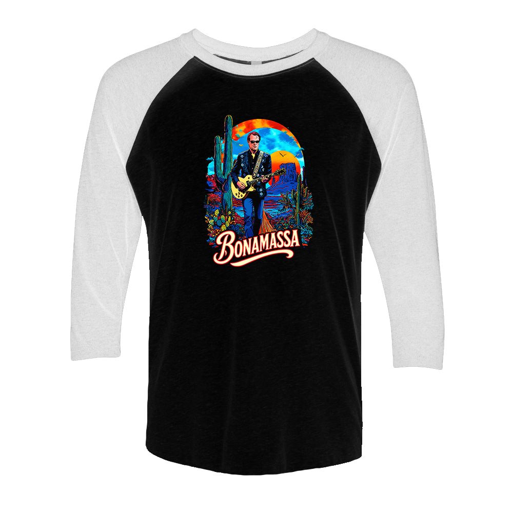 Joe Bonamassa Blues Journey 3/4-ermet t-skjorte unisex triblend