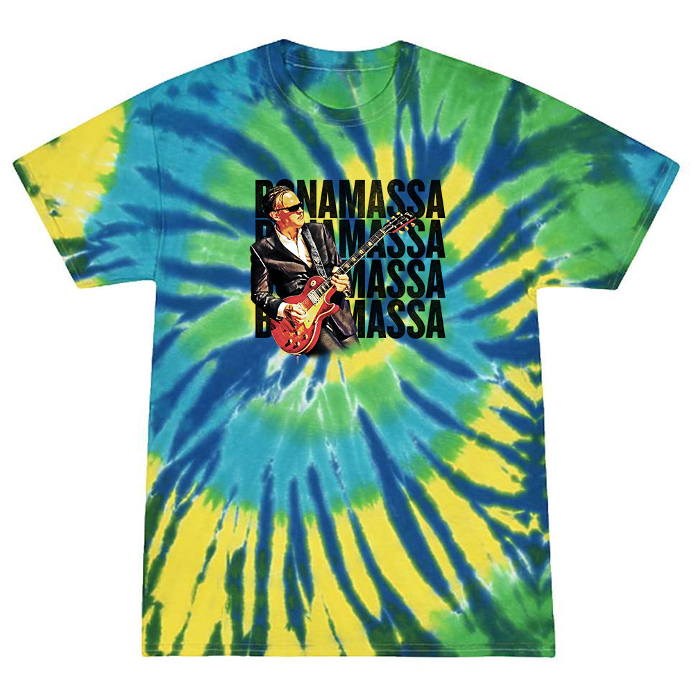 Joe Bonamassa Quadamassa 2.0 tie dye t-skjorte multi