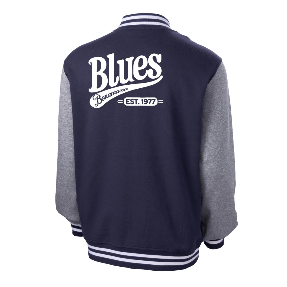 Joe Bonamassa Blues Est 1977 collegejakke unisex royal