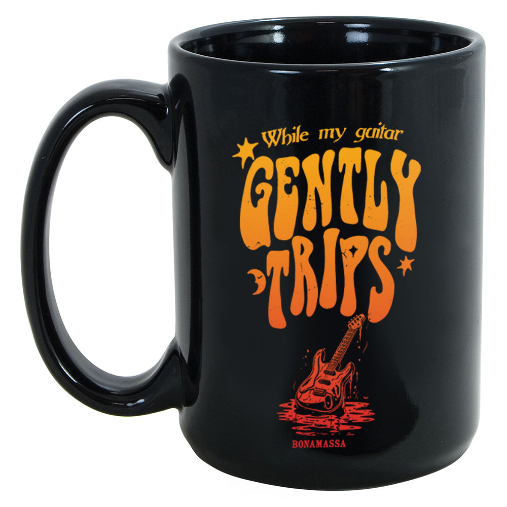 Joe Bonamassa Gently Trips krus 11oz gull/rød keramikk