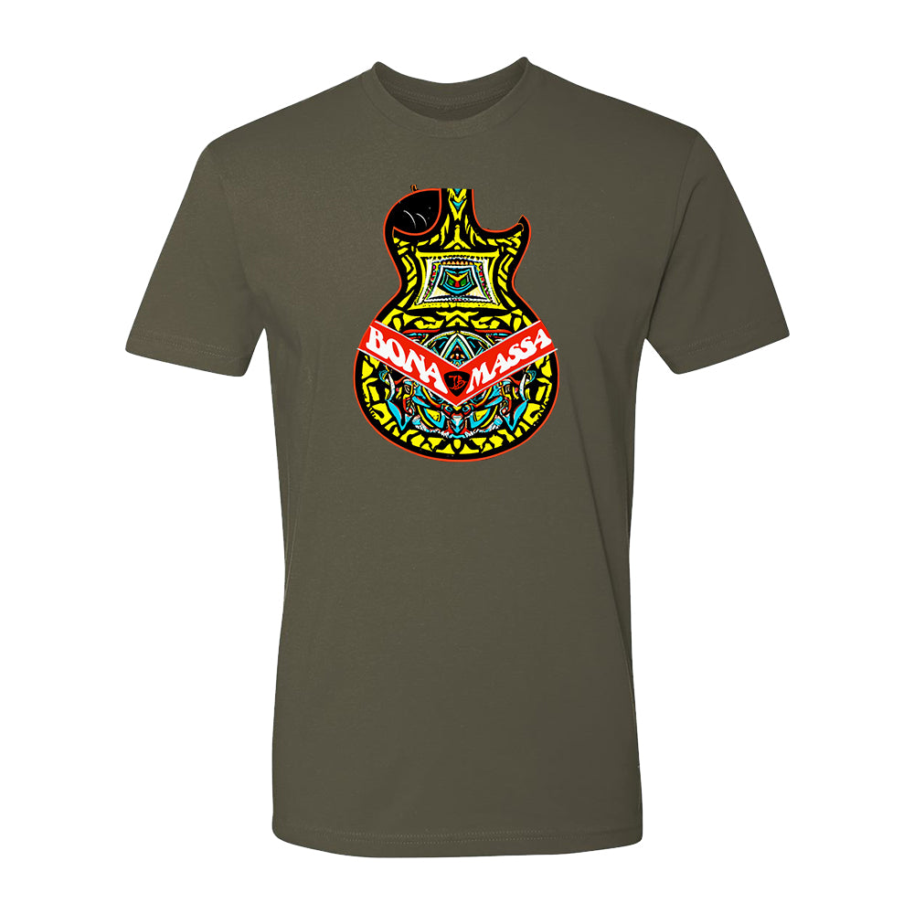 Joe Bonamassa Tribal Guitar t-skjorte unisex svart bomull